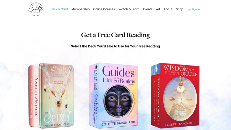 Pick a Card, Colette Baron-Reid